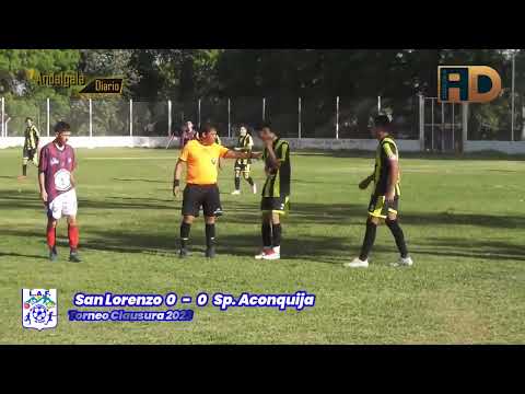San Lorenzo  vs Aconquija (Clausura LAF semifinal 3ra Div)