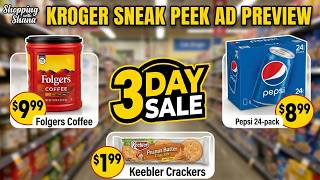 *3 DAY SALE* Kroger's *SNEAK PEEK* Ad Preview for 8/26-9/1 | MEGA, $.99 Sale, Weekly Digitals & MORE