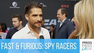 Fast & Furious: Spy Racers Red Carpet Premiere with Tyler Posey and Camille Ramsey video