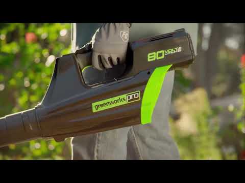 Greenworks PRO 80V Cordless Brushless String Trimmer + Leaf Blower Combo
