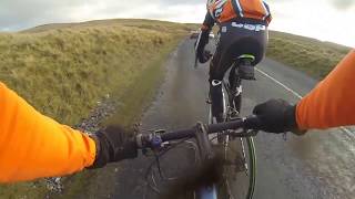 preview picture of video 'Greyhound Pub Clayton Le Moors is the base for a Pendle road training ride on a Mountain bike.'