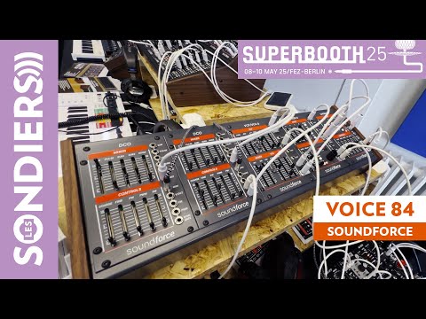 SOUNDFORCE VOICE 84 : Voix de synthèse inspirée du JUNO - SUPERBOOTH 2025