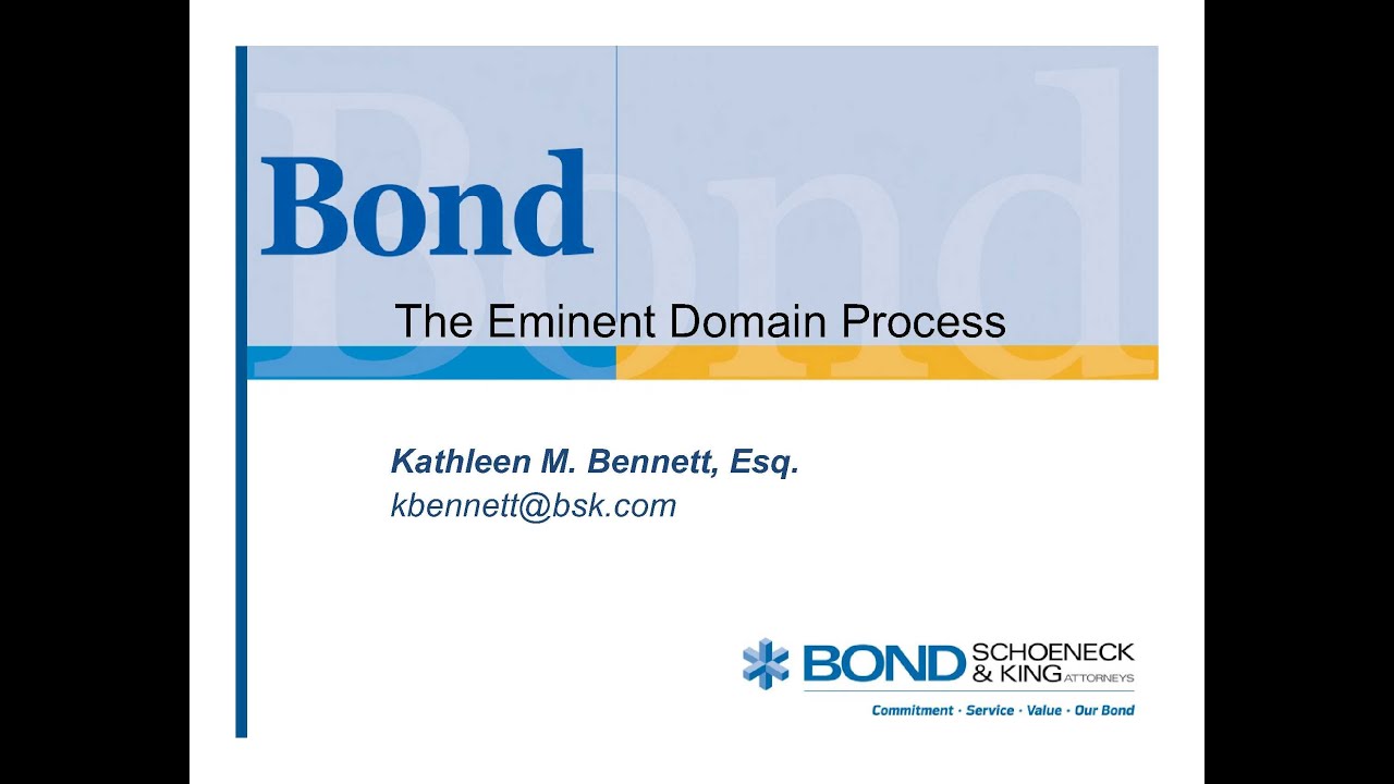 The Eminent Domain Process