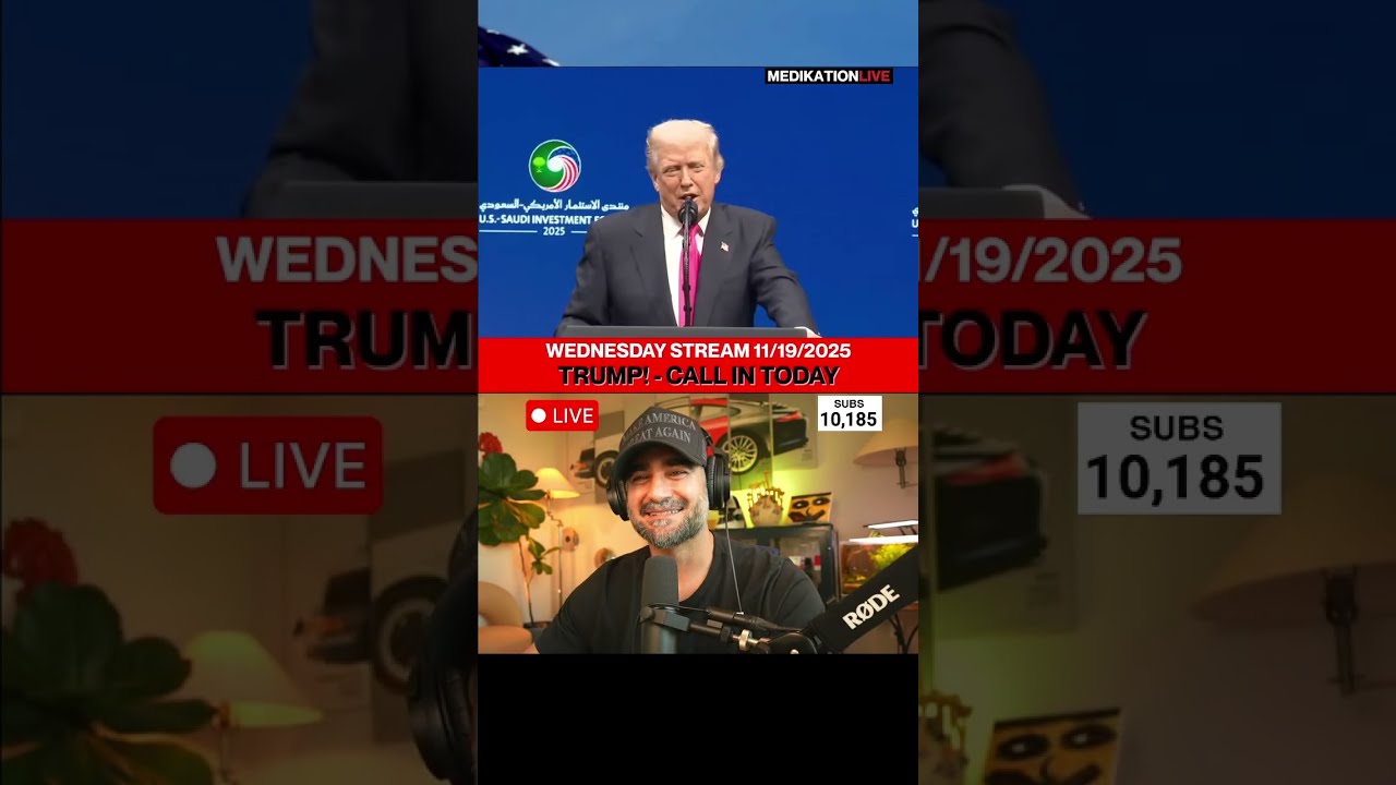 🔴 Wednesday Stream - Trump Saudi Visit - LIVE
