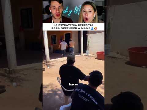 Se disfrazan de mujer para defender a su mamá en la pelea