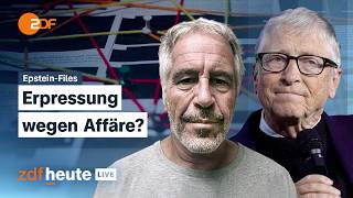 Epstein-Verbindungen von Gates, Trump und Heidelberger Investor Jarecki | ZDFheute live