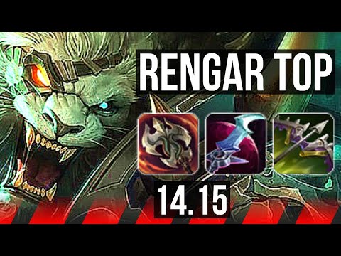 RENGAR vs RUMBLE (TOP) | 69% winrate, 46k DMG, 7 solo kills, Legendary | BR Master | 14.15