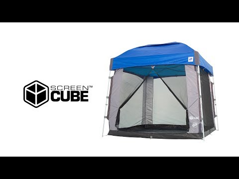 E-Z UP® Screen Cube™ - For Camping, Beach, or Backyard