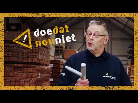 Betonpoeren plaatsen bij een overkapping | DOE DAT NOU NIET