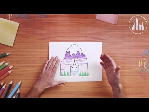 Cómo dibujar un templo | Ven, crea conmigo