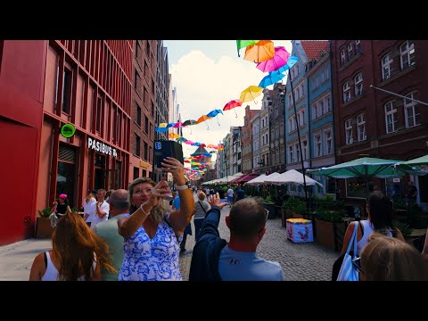 Gdansk Walking tour 🇵🇱 4K/60fps