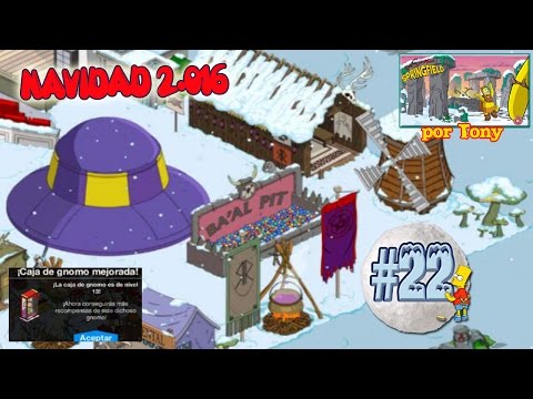 Los Simpson Springfield "Navidad'16: Cap. 22 - La Piscina de Ba'al y Gnomo casero al 13" por Tony