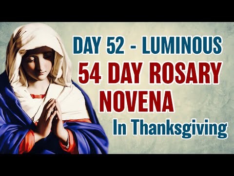 54 Day Rosary Novena Day 52 💛Luminous Mysteries