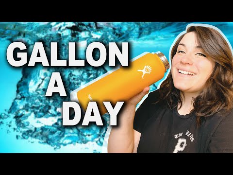 I DRANK A GALLON OF WATER EVERY DAY FOR A WEEK + RESULTS// My 100lb weight loss journey