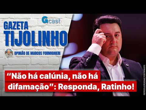 “Não há calúnia, não há difamação”: Responda, Ratinho! | Tijolinho - Marcos Formighieri