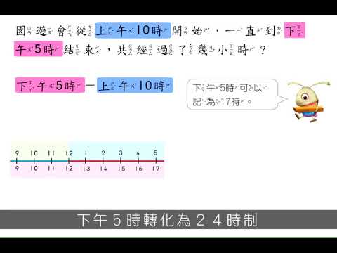 例題 解決以時為單位的時間量計算問題 兩時刻相減 數學 均一教育平台 例題 解決以時為單位的時間量計算問題 兩時刻相減 數學 均一教育平台