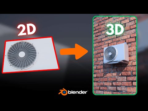 Create 3D Models from 2D Images in Blender!