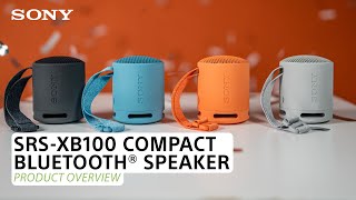 Sony SRS-XB100 Compact Bluetooth Wireless Speaker - Blue (Refurbished)