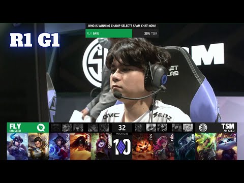 FLY vs TSM - Game 1 | Round 1 Playoffs S12 LCS Summer 2022 | FlyQuest vs TSM G1