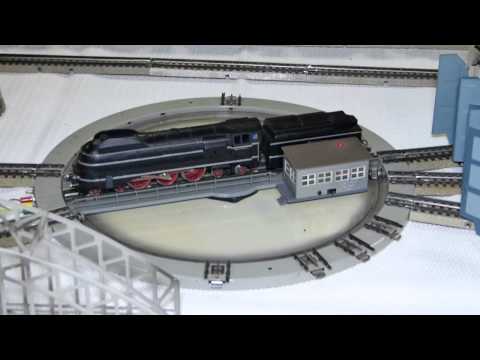 39. Stummi-Treff WN,  17 - Drehscheibe (Märklin 410 NG) mit Dampflok SK 800 (Märklin SK 800)