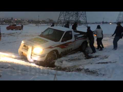 Toyota Land Cuiser VS Nissan Patrol VS Mitsubishi Pajero VS Nissan Pick Up 2017 Shaxi Goizha Azmar