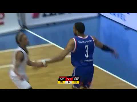 Mobilaris play of the game vs. Fryshuset Basket: LaDarien Griffins putback-dunk