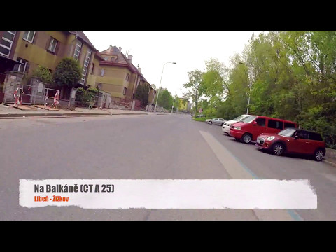 Libeň (vlak) - Žižkov (Rokycanova) na kole