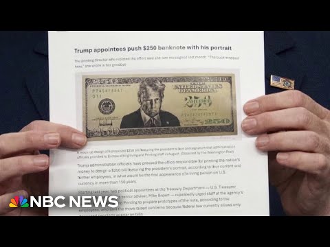 Trump admin prepares to put his face on $250 bill even as law prohibits it
