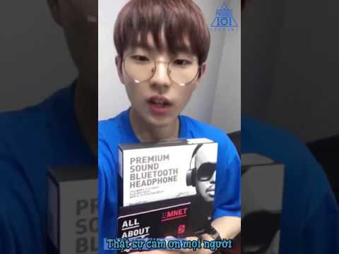 [Vietsub] [Produce 101] GwangHyun nhận quà stage 1 maboy