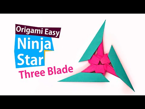 Origami Shuriken Origami Ninja Star Tutorial