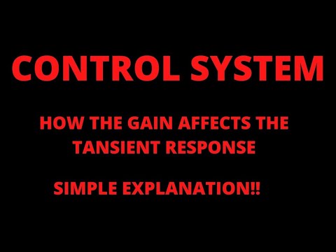 How the Increase in gain affect the transient response? Explained with Root Locus plot???