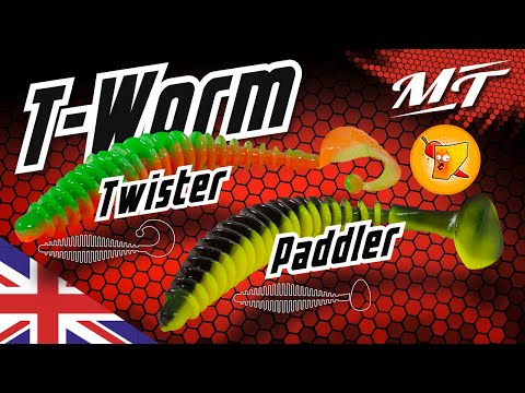 Quantum Magic Trout T-Worm Paddler 5.5cm Neon Orange Cheese