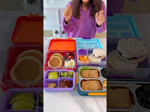 ‎اليوم رح نعطيكم ٤ افكار لانش بكس صحيه للمدارس backtoshool lunchbox