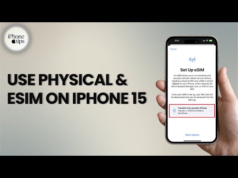 Dual SIM on iPhone 15 Pro Max! - How to Use Physical or eSIM!