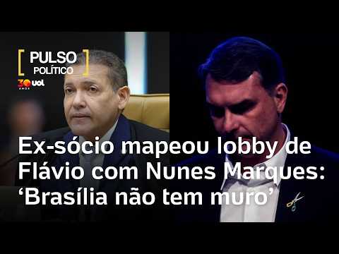 Flávio Bolsonaro: Ex-sócio mapeou lobby com Nunes Marques: ‘Brasília não tem muro’, diz site