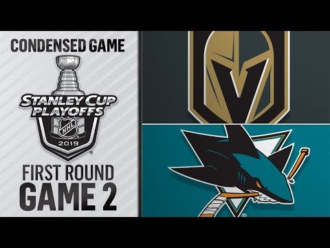 04/12/19 First Round, Gm2: Golden Knights @ Sharks