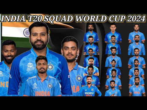 India team squad t20 world cup|ICC WORLD CUP 2024| India team final released player list for t20 cup
