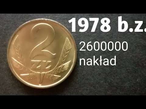 2 złote 1978 b.z. cena 50 zł, 2600000 nakład, Leningrad, popularna Moneta PRL najrzadsza.