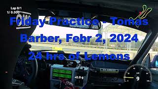 Barber Lemons Race - Friday Tomas - 2024