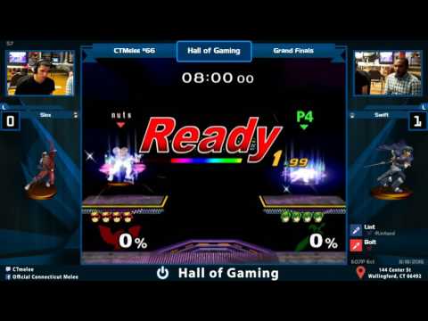 CTmelee #66 - Slox (Fox, C. Falcon) vs. Swift (Marth) - Grand Finals SSBM Tournament