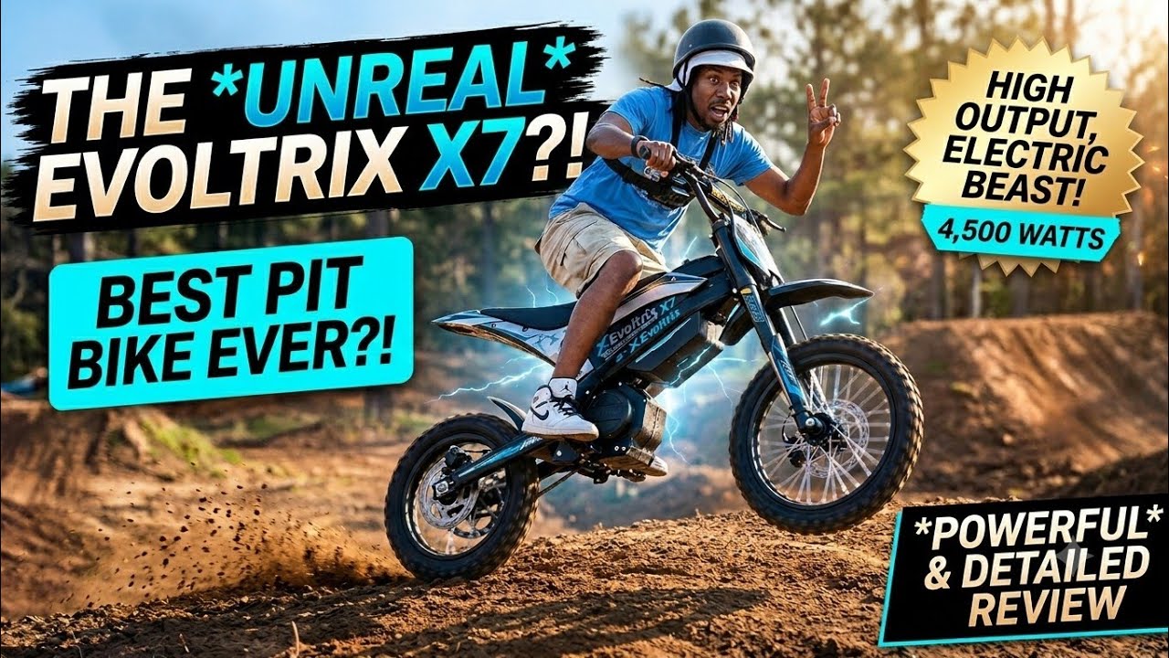 Evoltrix Max 60 Review 2026 | 4500w Mid-drive Electric Pit Bike, 50 Mph Top Speed & 220nm Torque!