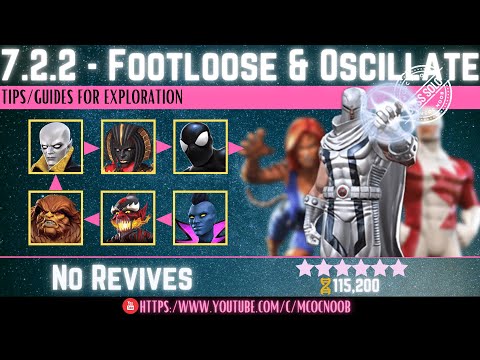 MCOC: Act 7.2.2 - Footloose, Oscillate & The Weak Link - (Book 2, Act 1.2) - Tips/Guides -No Revives