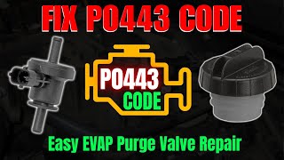 Fix P0443 Code: Easy EVAP Purge Valve Repair (No Experience Needed!)
