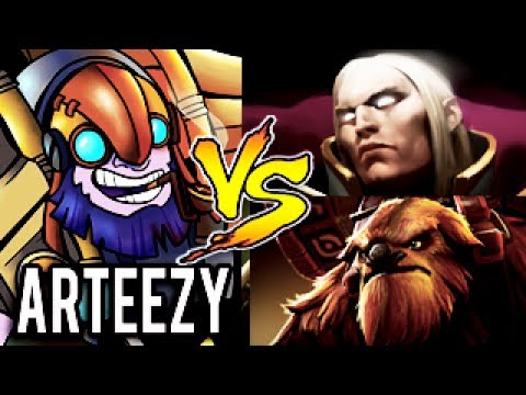 GH-God & MidOne vs Arteezy - 18k vs 9k MMR Next Level Dota 2 Most Epic Battle