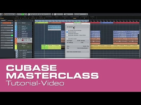 Cubase Masterclass Tutorial - Einleitung und Überblick