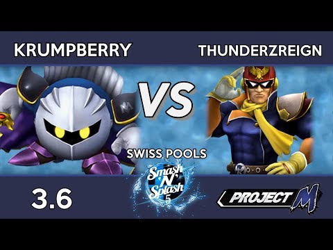 ThunderzReign (Falcon, Ike) vs Krumpberry (MK) - Smash 'N' Splash 5 Pools