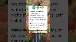 Create &amp; Sell eBooks Using ChatGPT