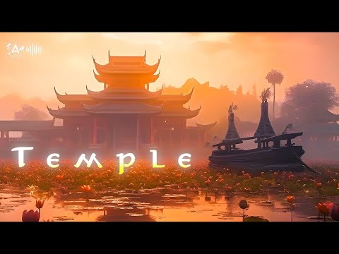Rainy Day in a Serene Ancient Temple - Japanese Relaxation Music For Soothing, Meditation, Healing