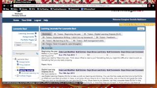 Parents login to KNET and finding Learning Journals