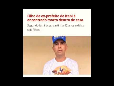 🚨 URGENTE! Notícias de última hora: Filho de ex-prefeito é encontrado morto na zona rural de Itabi